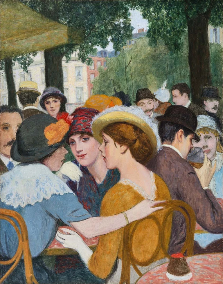 Federico Zandomeneghi - Place Pigalle in Paris - c. 1907