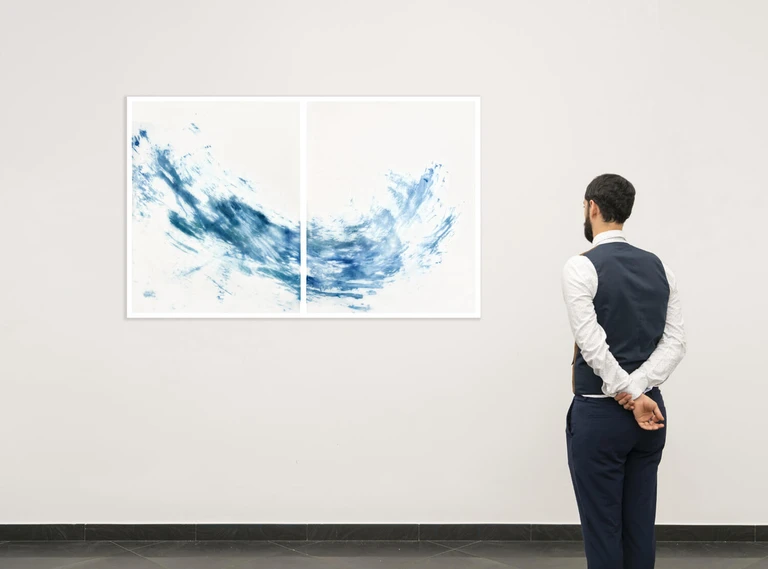Erika Bellanca, Silenzio Blu II, 2018