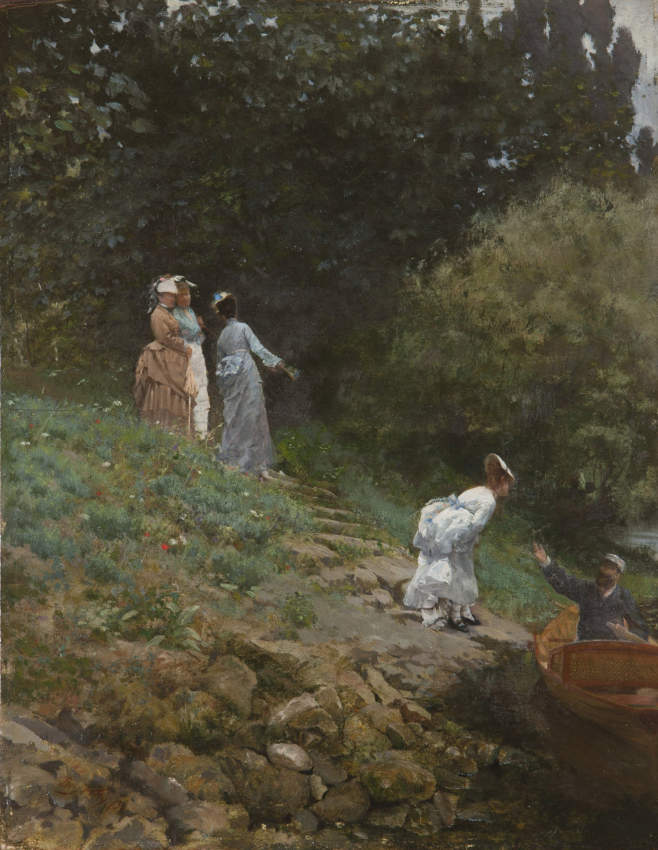 Giuseppe De Nittis, La Grénouillère, 1873. Oil on canvas