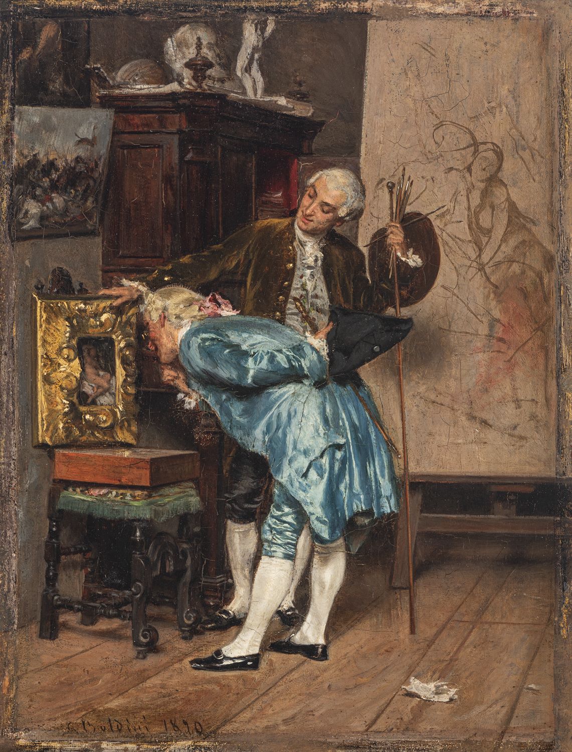 Giovanni Boldini, L'amatore d'arte, 1890