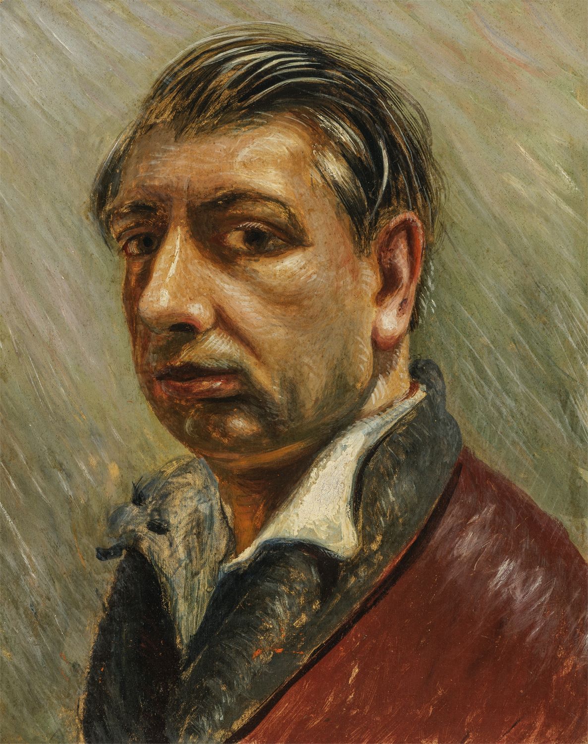 GIORGIO De Chirico, Self Portrait, 1929-1930, Oil on cardboard, 41 x 33 cm