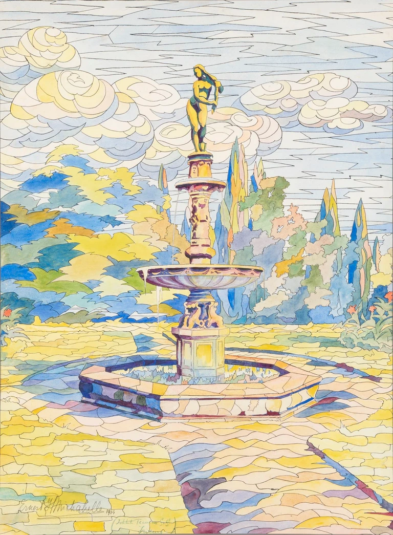 Thayaht (Ernesto Michahelles), The Fountain, 1914