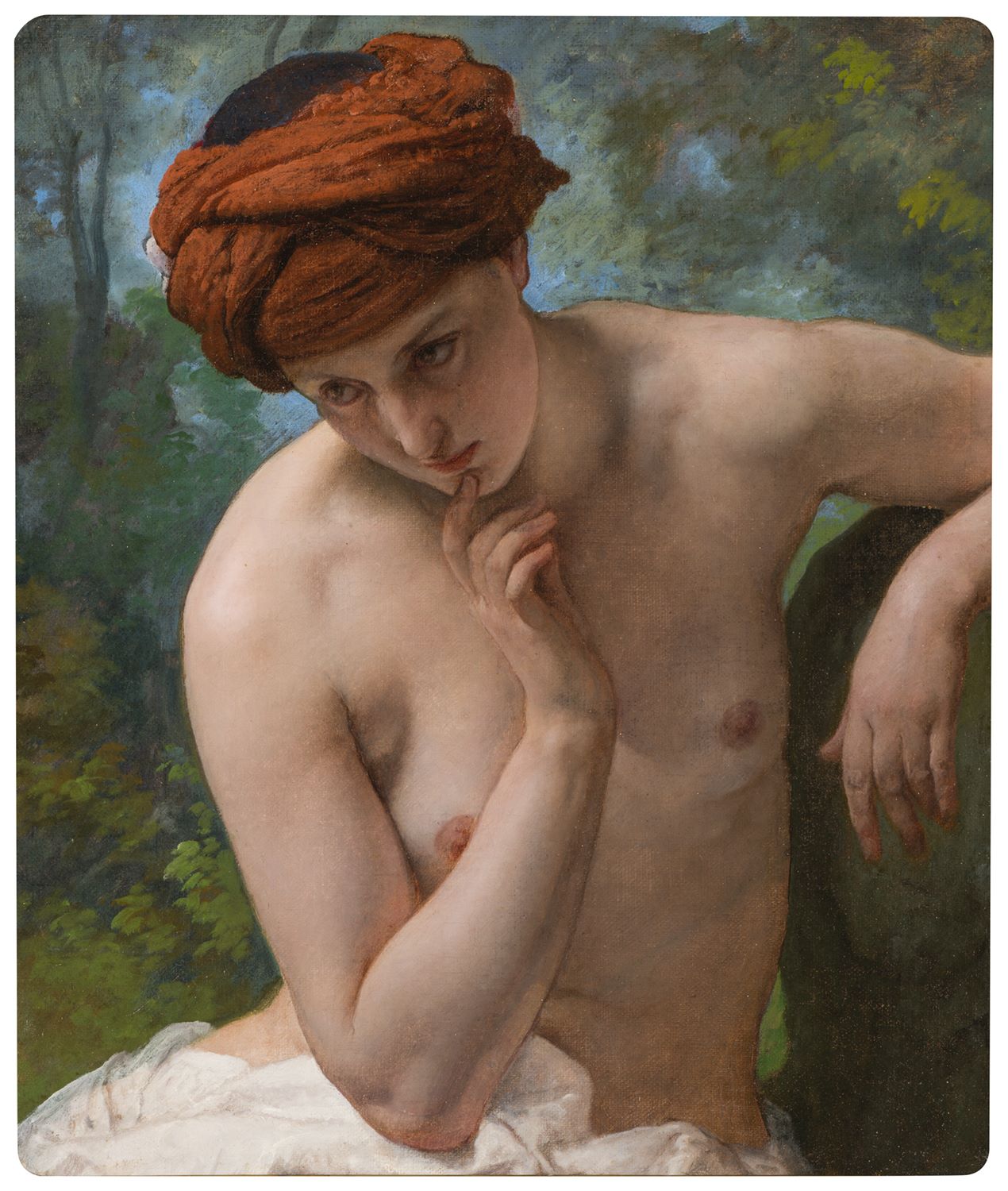 Francesco Hayez, Odalique, c.1865-1870