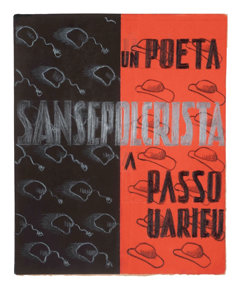 Enrico Prampolini, Sketch for the cover of