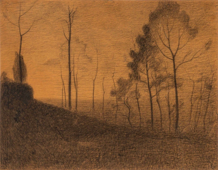 GIUSEPPE PELLIZZA DA VOLPEDO, Sunset on the Hills of Volpedo, c. 1903
