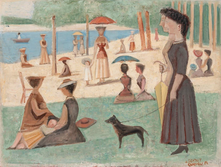 Massimo Campigli. Homage to Seurat, 1954.